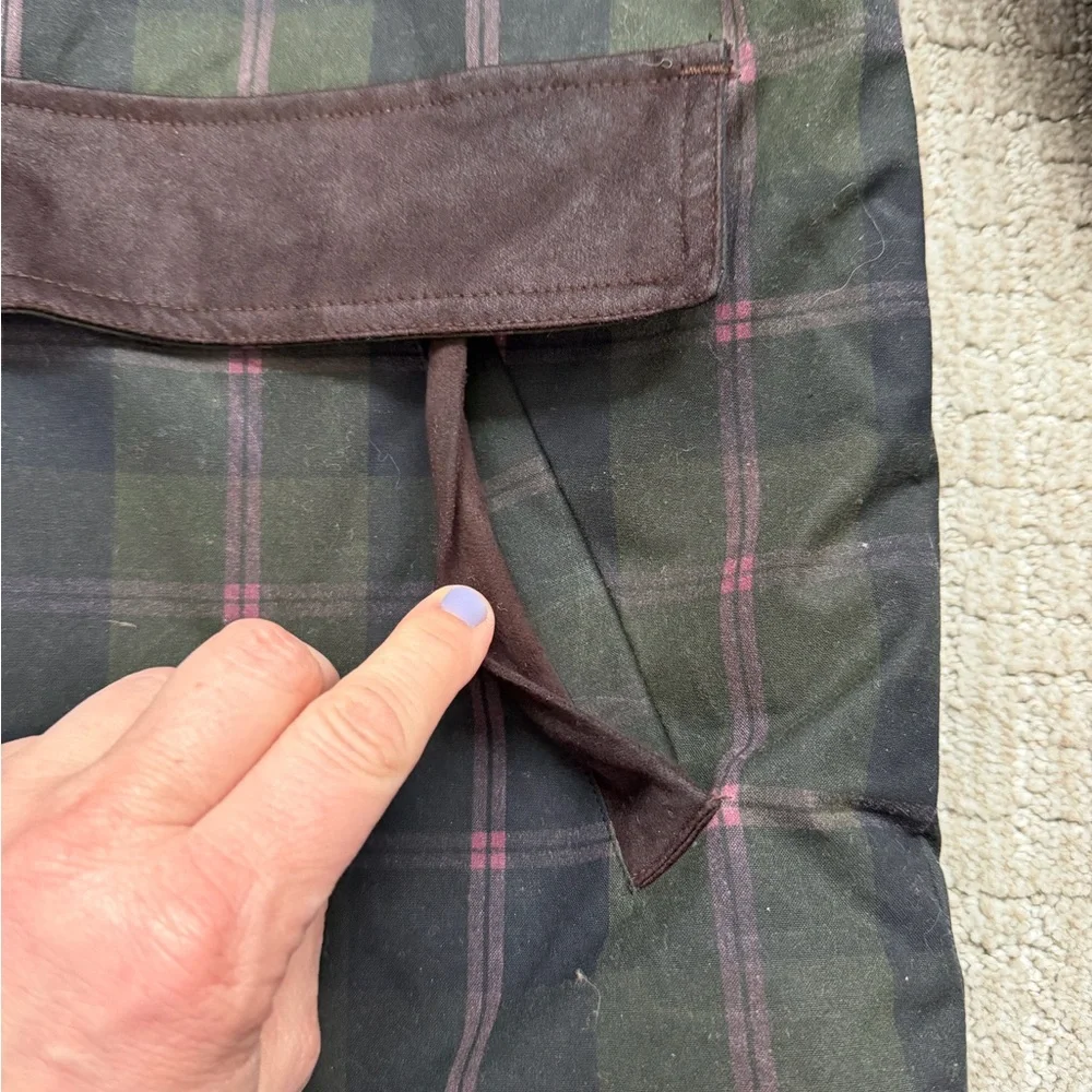 NVLT Anthropologie Waxed - Cotton Plaid Women's Jacket - Picture 8 of 14